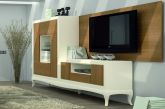 Mueble salón TV madera natural
